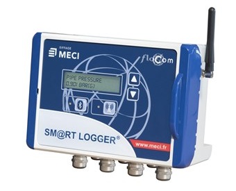 Connected pressure, temperature and flow recorder Sm@rt logger